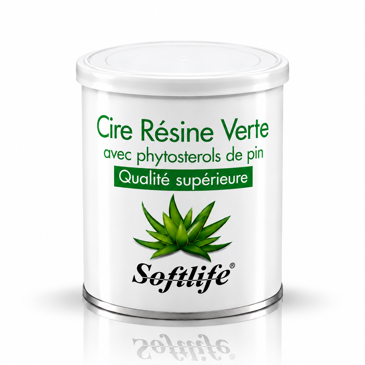 Cire tiede jetable verte pot 800ml